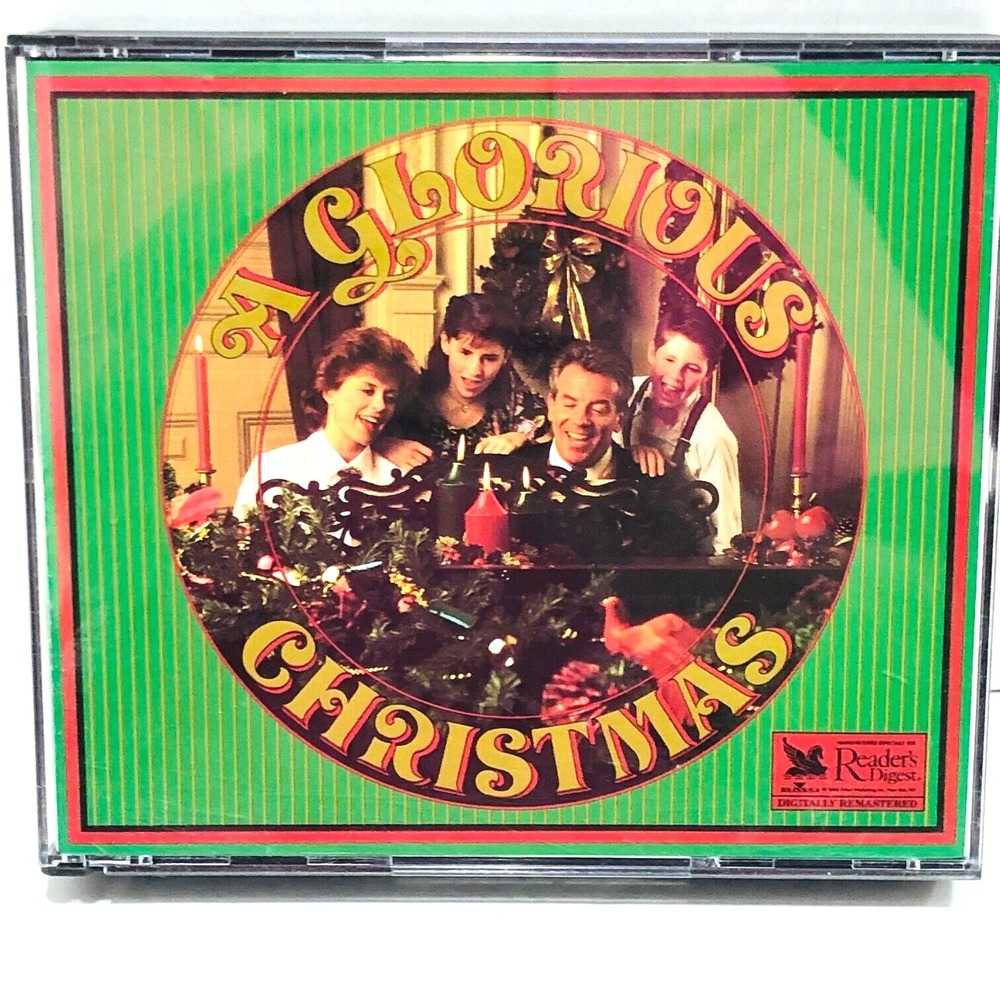 VTG Reader's Digest A Glorious Christmas‎ CD Set of 3 USA 1992 55 Tracks Xmas